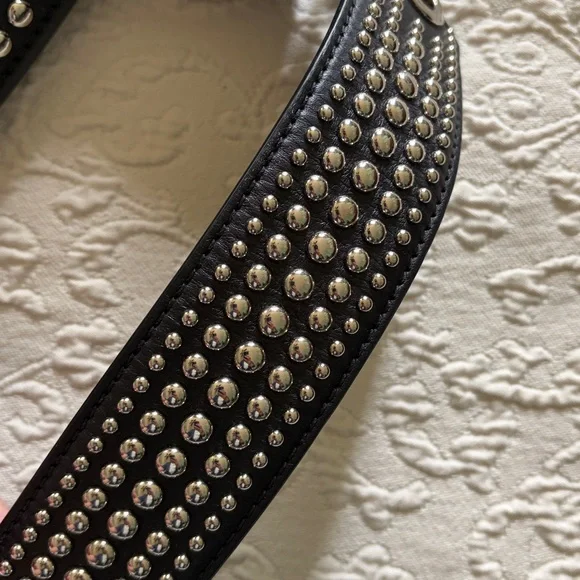 MICHAEL KORS COLLECTION Calf Hair Shoulder Bag with Stud Detail - Picture 11 of 16